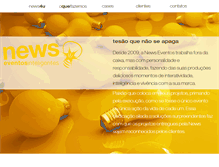 Tablet Screenshot of newseventos.com.br